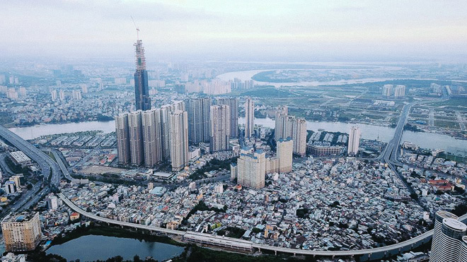 Ngắm tòa nhà “9 tầng mây” cao top 10 thế giới ở Sài Gòn - 1