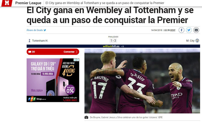 Báo chí thế giới vững tin MU cản Man City lên ngôi Ngoại hạng Anh thêm 1 vòng - 2