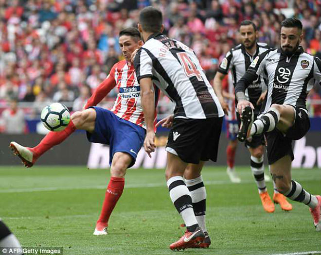 Atletico Madrid - Levante: &#34;Mưa bàn thắng&#34; tri ân huyền thoại - 1