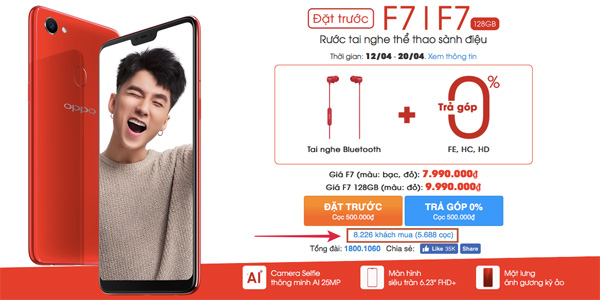 Đâu là sức hút khiến OPPO F7 đạt 16.000 đơn chỉ trong 3 ngày đầu đặt hàng? - 1