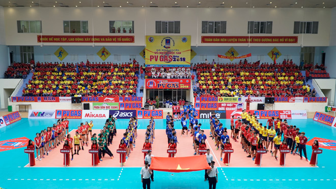 Li-Ning đồng hành cùng giải Bóng chuyền vô địch Quốc gia 2018 - 1