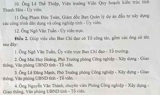 Bị kỷ luật, cựu Phó chủ tịch tỉnh Thanh Hóa vẫn làm… lãnh đạo? - 3