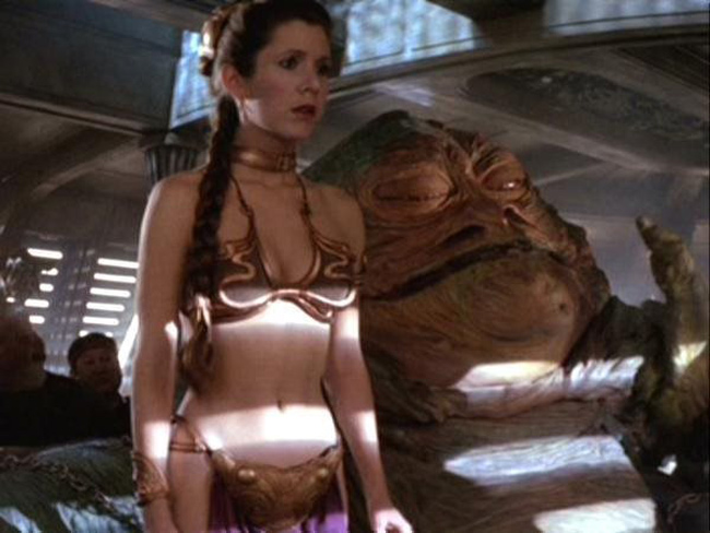 Carrie Fisher trong&nbsp;Star Wars Episode VI: Return of the Jedi &#40;1983&#41; khoe hình thể đẹp tuyệt với bộ bikini.