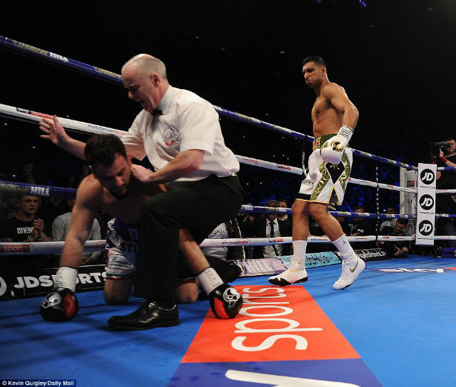 Boxing: &#34;Hoàng tử nước Anh&#34; tái xuất 40 giây hạ đối thủ, tuyên chiến thế giới - 3