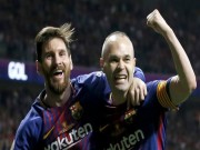 Bóng đá - Barcelona vô địch Cúp Nhà vua: Suarez - Messi &quot;bung lụa&quot;, Iniesta bật khóc