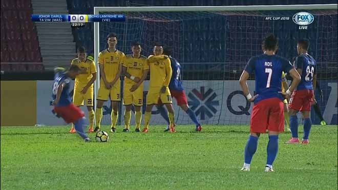 Johor Darul - SLNA: 10 phút 4 bàn, định mệnh ngoài tầm tay - 1