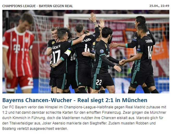 &#34;Vua&#34; Real khuất phục Bayern: Báo chí chê Ronaldo, đối thủ không phục - 8