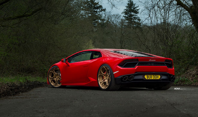 Lamborghini Huracan nổi bật với lớp sơn Rosso Mars và bộ mâm hàng hiệu ADV.1 - 3