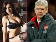 Bóng đá - Kiều nữ &quot;nói&quot; lời từ biệt nóng bỏng với HLV Wenger