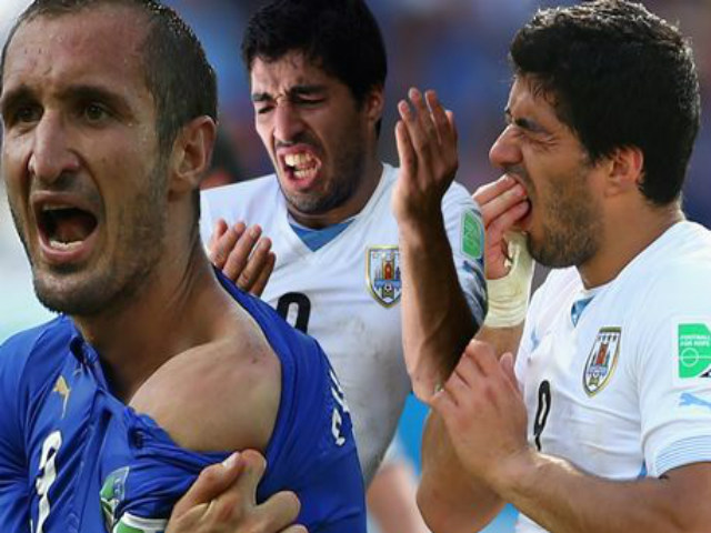 Khoảnh khắc điên rồ World Cup: Suarez “hóa ác quỷ” cắn trộm Chiellini