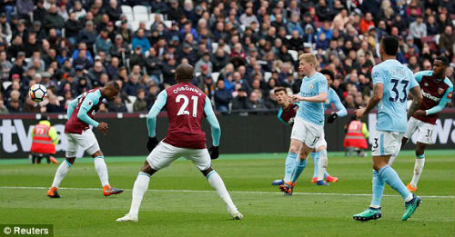 Chi tiết West Ham - Man City: Đá như đi dạo (KT) - 4