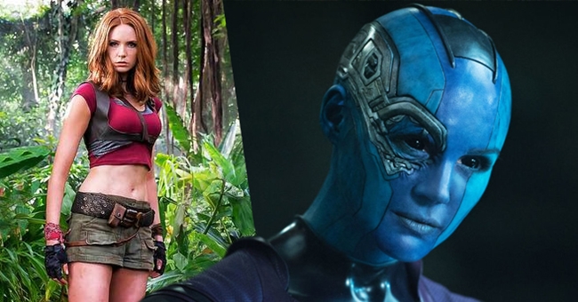 Karen Gillan được khán giả biết đến nhờ vai đả nữ quyến rũ trong “Jumanji: Welcome to the Jungle”. Trong “Avengers”, cô đảm nhận vai Nebula, là con gái nuôi của Thanos nhưng lại luôn thù hận ông.