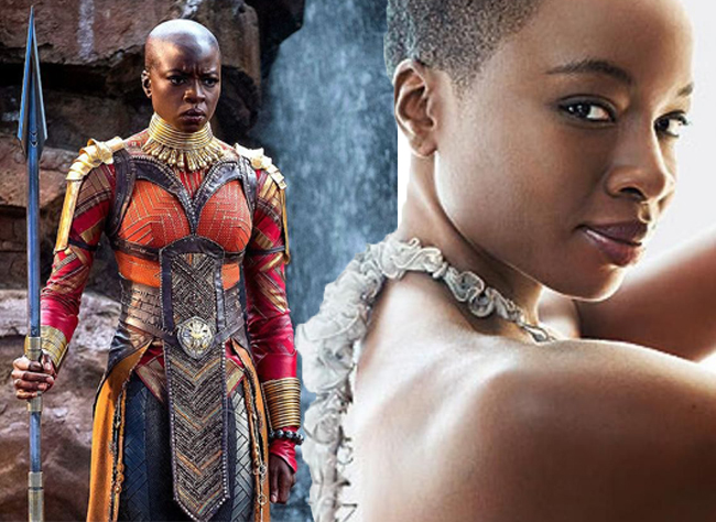 Danai Gurira đóng vai Okoye - người đứng đầu nhóm Dora Milaje, có kĩ năng chiến đấu siêu việt. Nhân vật của cô xuất hiện trong “Black Panther” và “Avengers: Infinity War”.