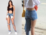 Xu hướng thời trang - Những mẫu jeans kỳ dị mà mát mẻ cho mùa hè