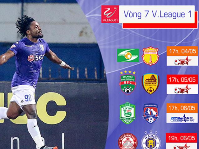 Vòng 7 V-League: “Súng lên nòng”, siêu tiền đạo Oseni nên duyên?