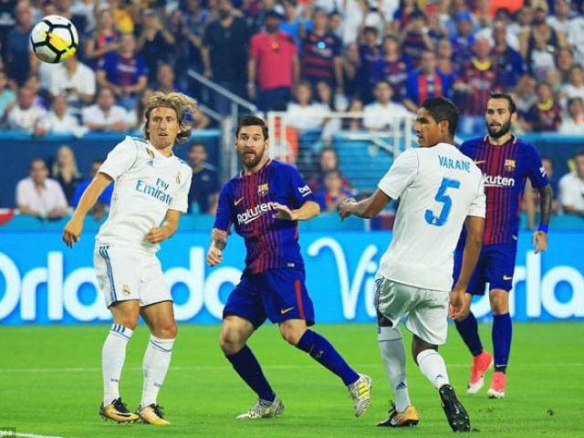 Siêu kinh điển: Messi tập ngả bàn đèn chất như Ronaldo, dọa xé lưới Real