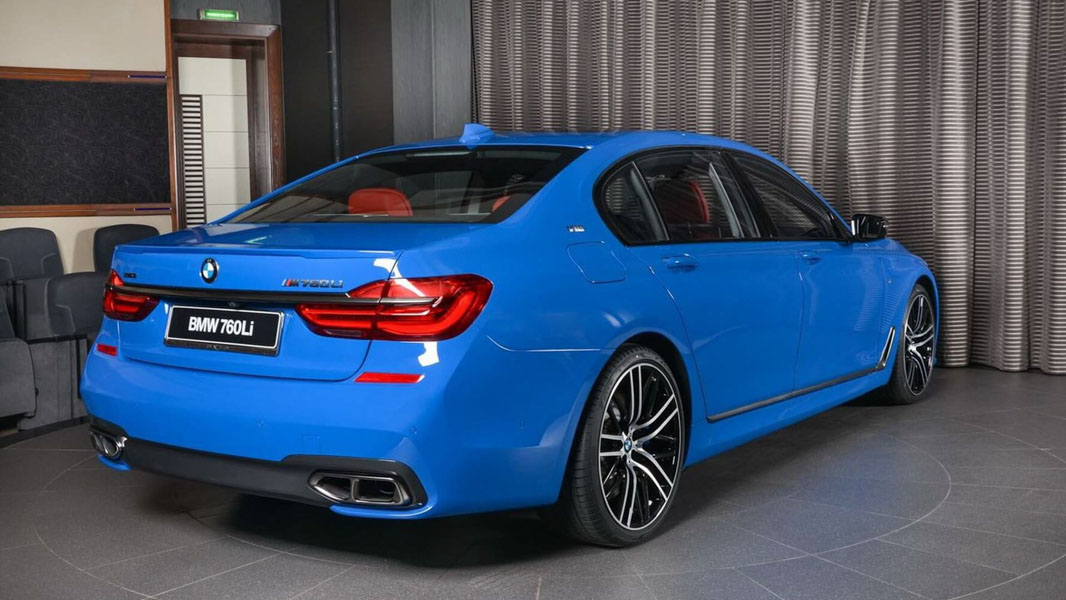 Hàng độc BMW M760Li với màu sơn Xanh Dương tại Abu Dhabi - 5