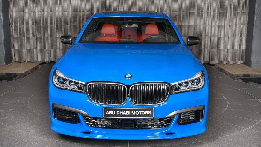 Hàng độc BMW M760Li với màu sơn Xanh Dương tại Abu Dhabi - 8