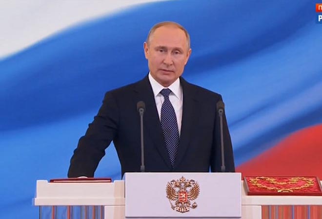 Putin chính thức nhậm chức Tổng thống Nga nhiệm kỳ 4 - 1