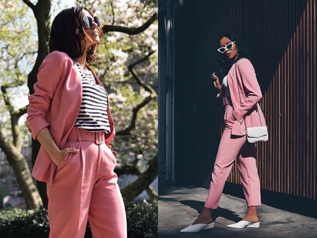 Suit hồng giá 2 triệu đồng của Zara ”phủ sóng” mọi góc phố