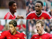 Bóng đá - MU đấu Chelsea: Song tấu Rashford - Martial, đối tác Rooney - Ronaldo mới