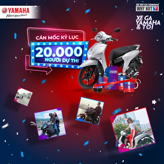 Cuộc thi &#34;Xe ga Yamaha và Tôi&#34; lập kỷ lục với hơn 20.000 người tham gia - 1