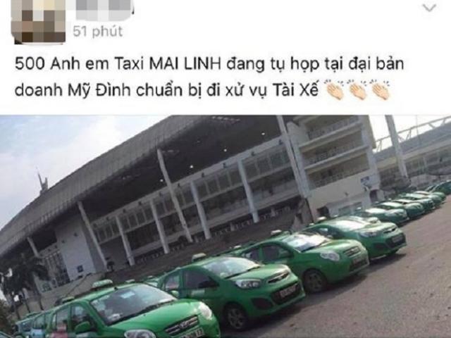 Thực hư “500 anh em taxi Mai Linh” đi đòi công bằng cho tài xế bị choảng gạch vào đầu
