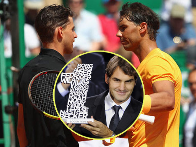 Phân nhánh Rome Masters: Nadal mơ ”rửa hận” Thiem, đòi lại ngôi số 1 của Federer