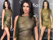 Người mẫu - Hoa hậu - Siêu mẫu Kendall Jenner diện đồ mỏng manh tại tiệc tối