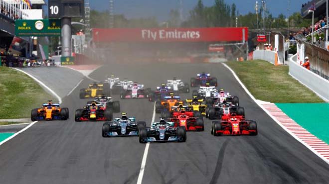 Đua xe F1, Spanish GP: Cú va chạm đáng sợ, hàng loạt xe gặp nạn - 1