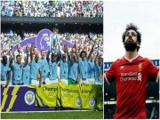 Bóng đá - Kỷ lục Ngoại hạng Anh: &quot;Vua&quot; Man City 100 điểm chói lọi, Salah &quot;đè&quot; Ronaldo