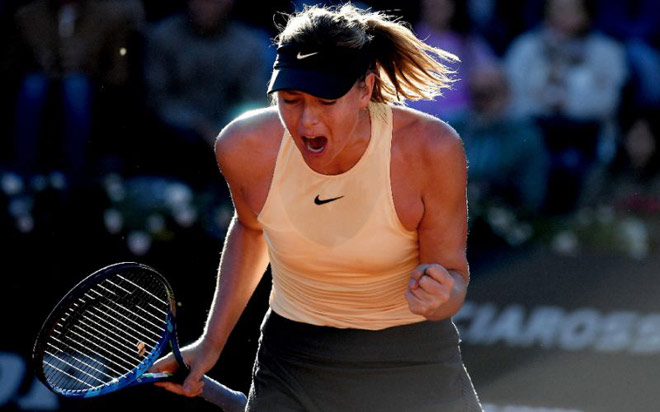 Sững sờ 2 kiều nữ Rome Masters: Nửa đêm quần chiến, Sharapova chờ &#34;vật vã&#34; - 2