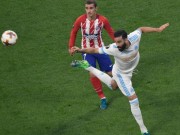 Bóng đá - Chi tiết Atletico Madrid - Marseille: Đội trưởng &quot;đóng hòm&quot;, cúp bạc xứng đáng (KT)