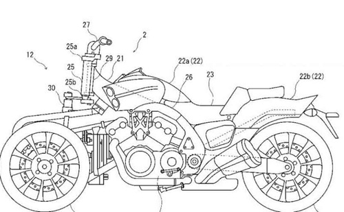 Yamaha sẽ phát triển &#34;ma tốc độ&#34; VMAX 3 bánh? - 1