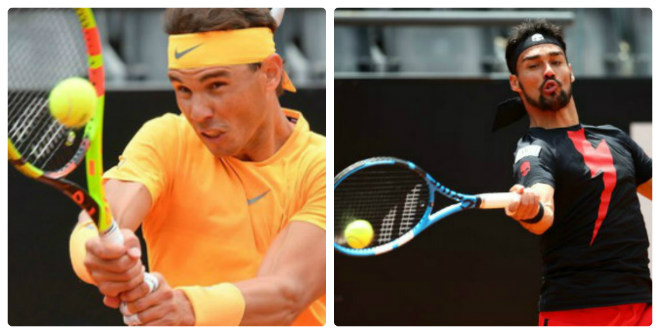Nadal - Fognini: Những phút choáng váng, đánh như mơ ngủ (Tứ kết Rome Masters) - 1