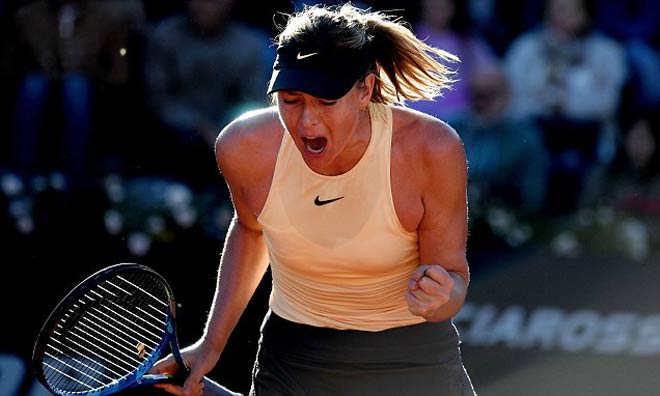 Sharapova – Gavrilova: Tấn công mãn nhãn, &#34;bẻ khóa&#34; ấn tượng (Vòng 3 Rome Masters) - 1