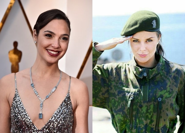 “Wonder Woman” Gal Gadot là một ví dụ điển hình về những nữ quân nhân Israel với nhan sắc mỹ miều.