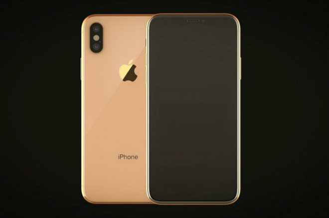 Ngắm iPhone X bản ngập trong vàng, đẳng cấp vẫn là mãi mãi - 1