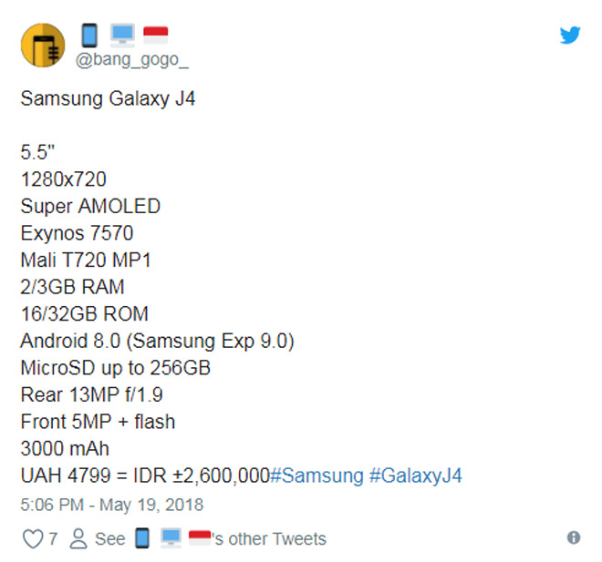 Galaxy J4 2018 hiện nguyên hình - 1