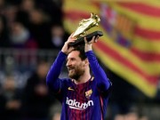 Bóng đá - Barca nâng cúp La Liga: Messi gom kỷ lục Giày vàng, Iniesta rơi lệ ra đi