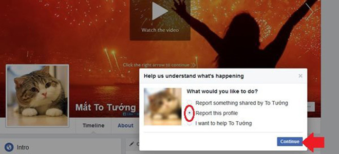 Hướng dẫn báo cáo tài khoản Facebook mạo danh - 2