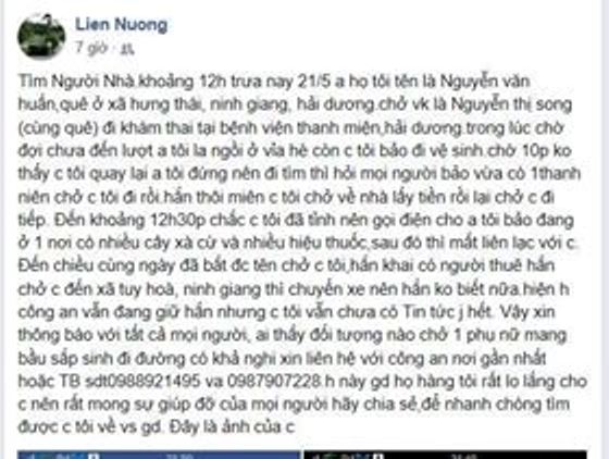 Sự thật vụ đánh thuốc mê, bắt cóc bà bầu ở Hải Dương - 1