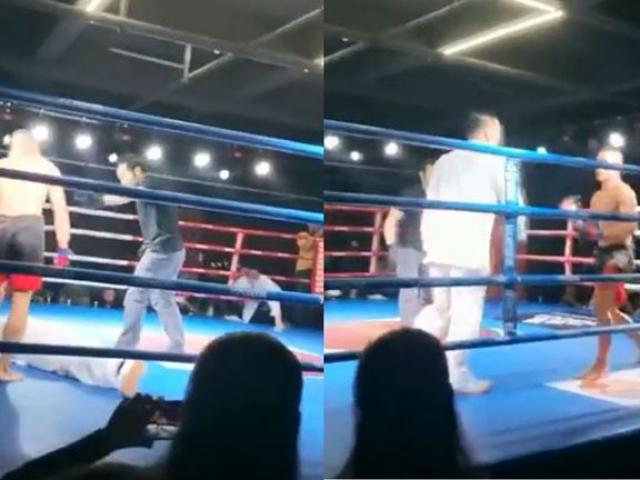 Truyền nhân Thái Cực Võ Đang bị võ sĩ MMA hạ gục sau... 2 giây