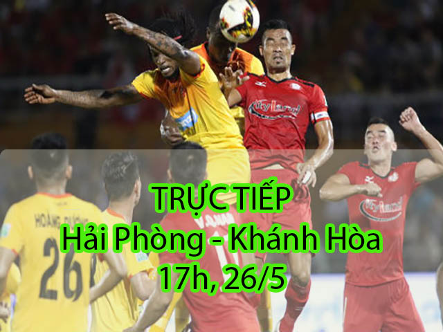 TRỰC TIẾP Hải Phòng – Khánh Hòa: 5 phút 2 bàn, Fagan rực sáng