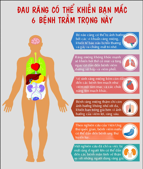 Bị đau răng có thể khiến bạn mắc 6 căn bệnh trầm trọng này - 1