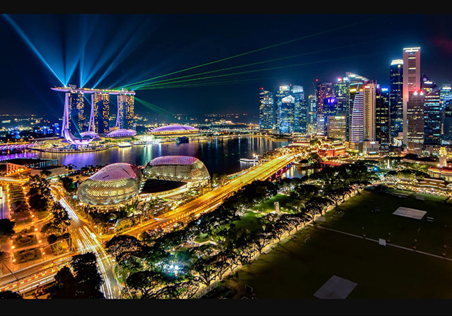 Singapore: Điểm nổi bật: Raffles Place (280m), Republic Plaza và United Overseas Bank Plaza one ( cả 2 đều cao 280m).