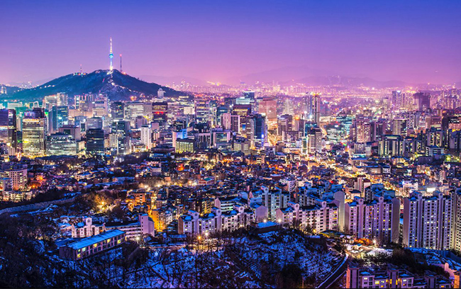 Seoul, Hàn Quốc: Điểm nổi bật, Tháp G (264m), Tháp A (265m), Tòa nhà KLI 63 (249m).