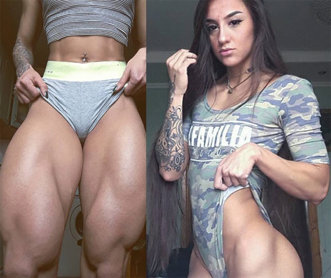 Vì không có chương trình tập bài&nbsp; bản, Nabieva bắt đầu tập từng phần cơ thể, và một ngày khi nhìn vào gương, cô phát hiện ra mình bắt đầu có cơ bắp.