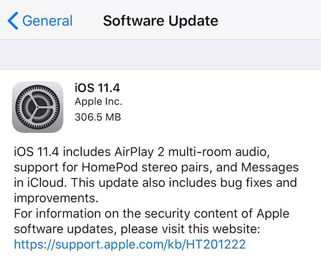 Apple trình làng iOS 11.4 với nhiều &#34;vũ khí bí mật&#34; - 1