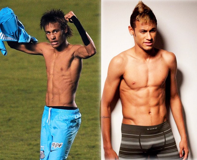 3. Neymar là cầu thủ giàu có thứ 3 thế giới với khối tài sản ước tính 148 triệu USD. Trong quá khứ, Neymar từng gầy trơ xương, thiếu sức sống. 